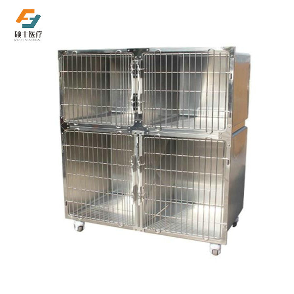 不鏽鋼（gāng）寵物幹式（shì）籠（無（wú）網無盤）