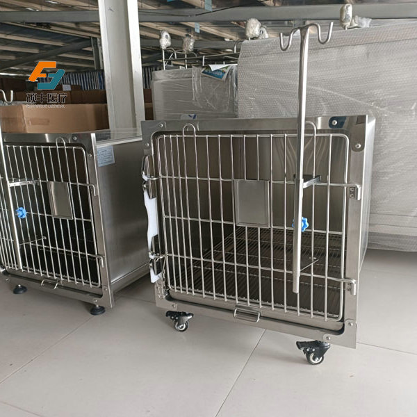 單（dān）個不鏽（xiù）鋼寵物（wù）貓籠狗籠